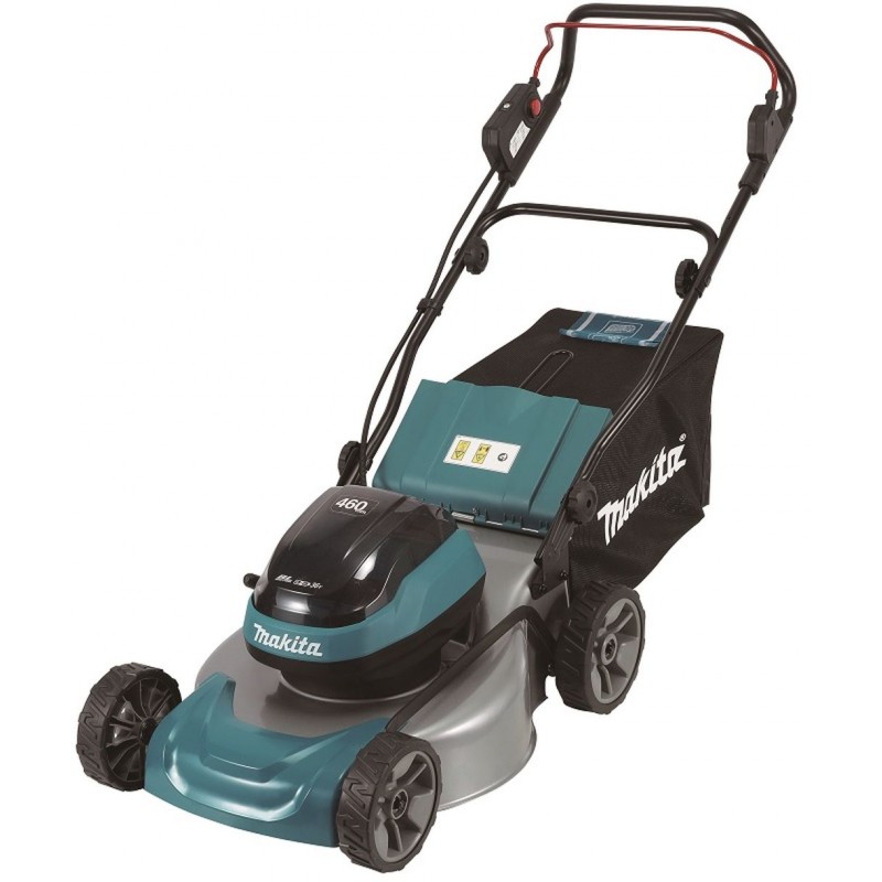 Makita DLM466Z Tondeuse à gazon sans fil 460 mm Li-Ion LXT 2×18 V (sans batterie)