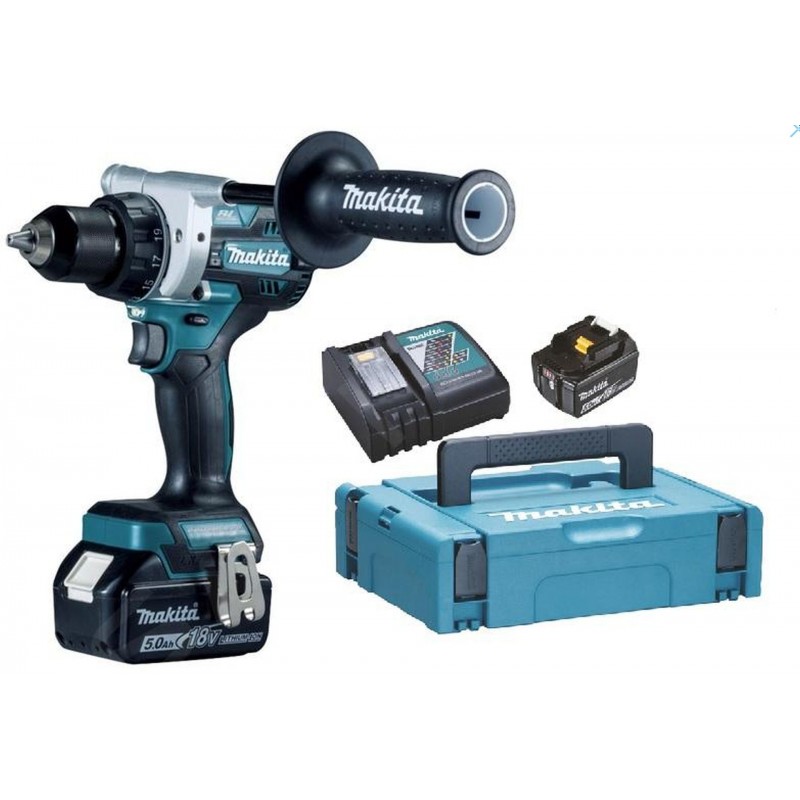 Makita DDF492RTJ Perceuse-visseuse sans fil Li-ion LXT (18V/2x5,0Ah) Makpac