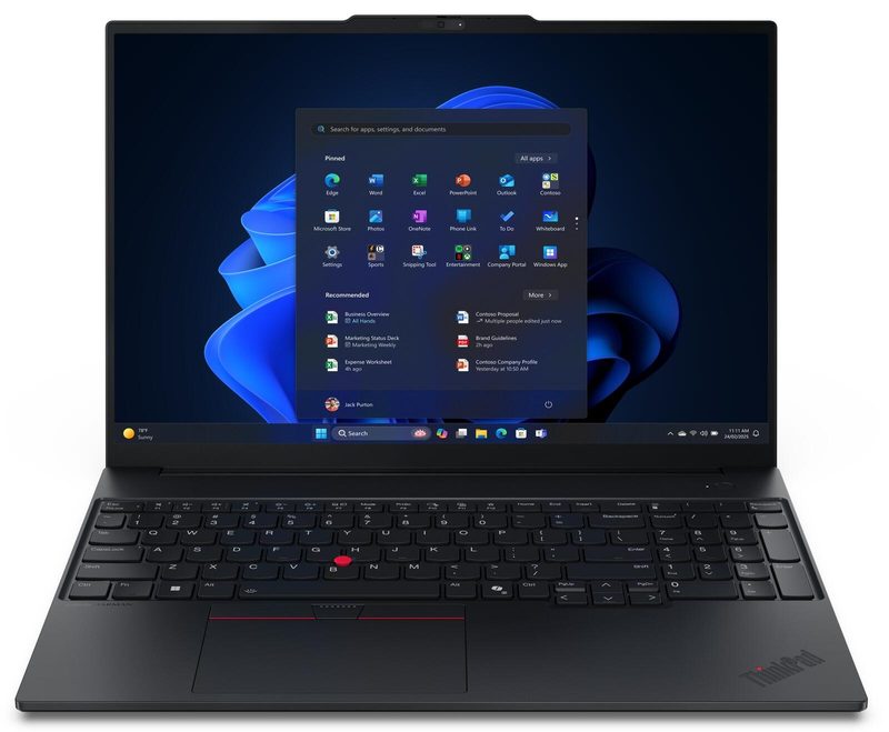 Lenovo ThinkPad E16 Gen 3 Intel® Core™ Ultra 5 228V Ordinateur portable 40,6 cm (16") 32 Go RAM, 512 Go SSD, WUXGA, Intel® Arc™ 130V, Win11 Pro