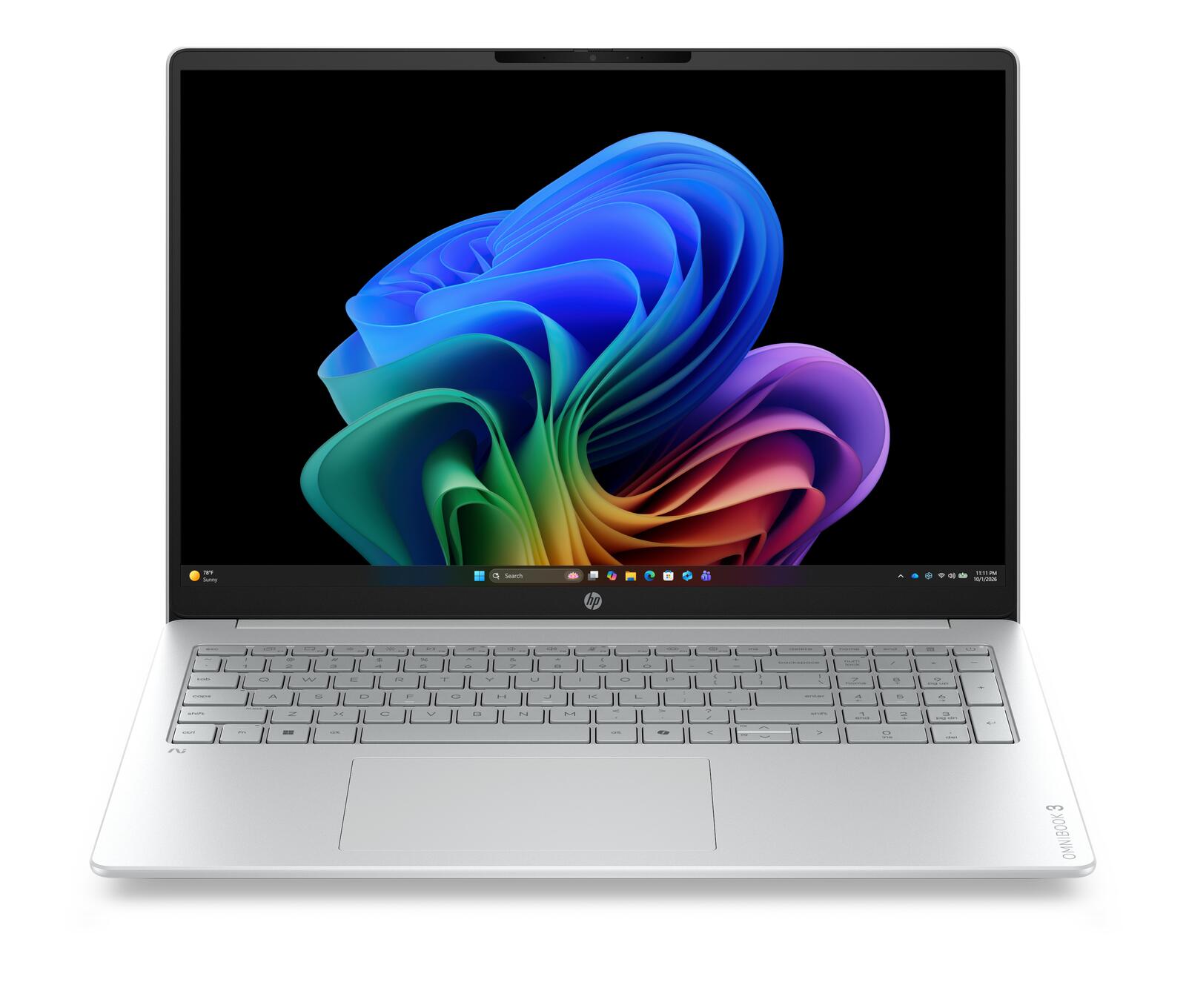 Ordinateur portable HP OmniBook 3 16-bv0074ng AMD Ryzen™ AI 7 445, écran 40,6 cm (16"), 32 Go RAM, 1 To SSD, Windows 11 Famille