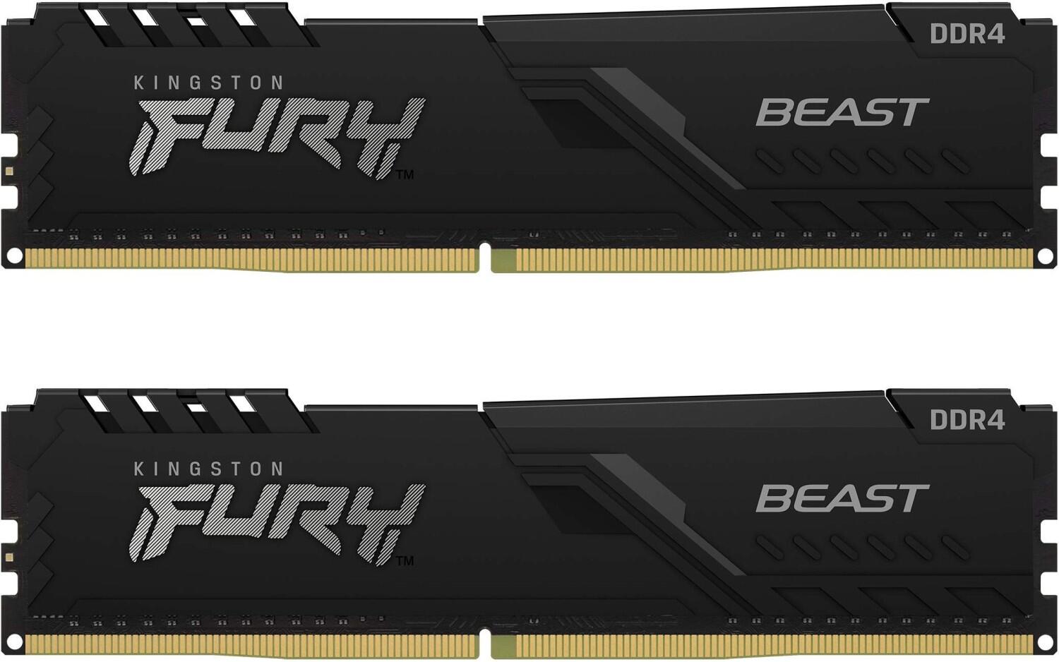 Barrette mémoire Kingston FURY Beast 32 Go, DDR4-3200, CL16-20-20