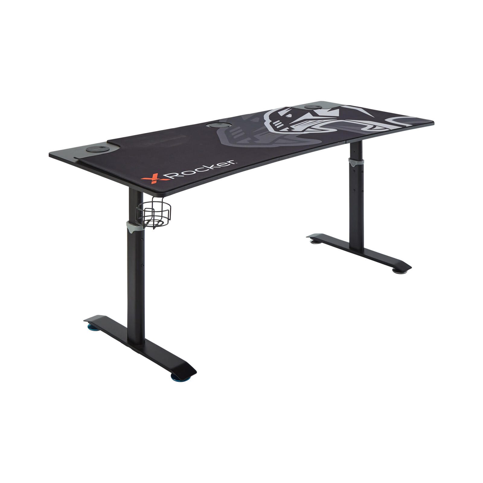 X Rocker Cougar XL Bureau gaming manuel réglable en hauteur - noir