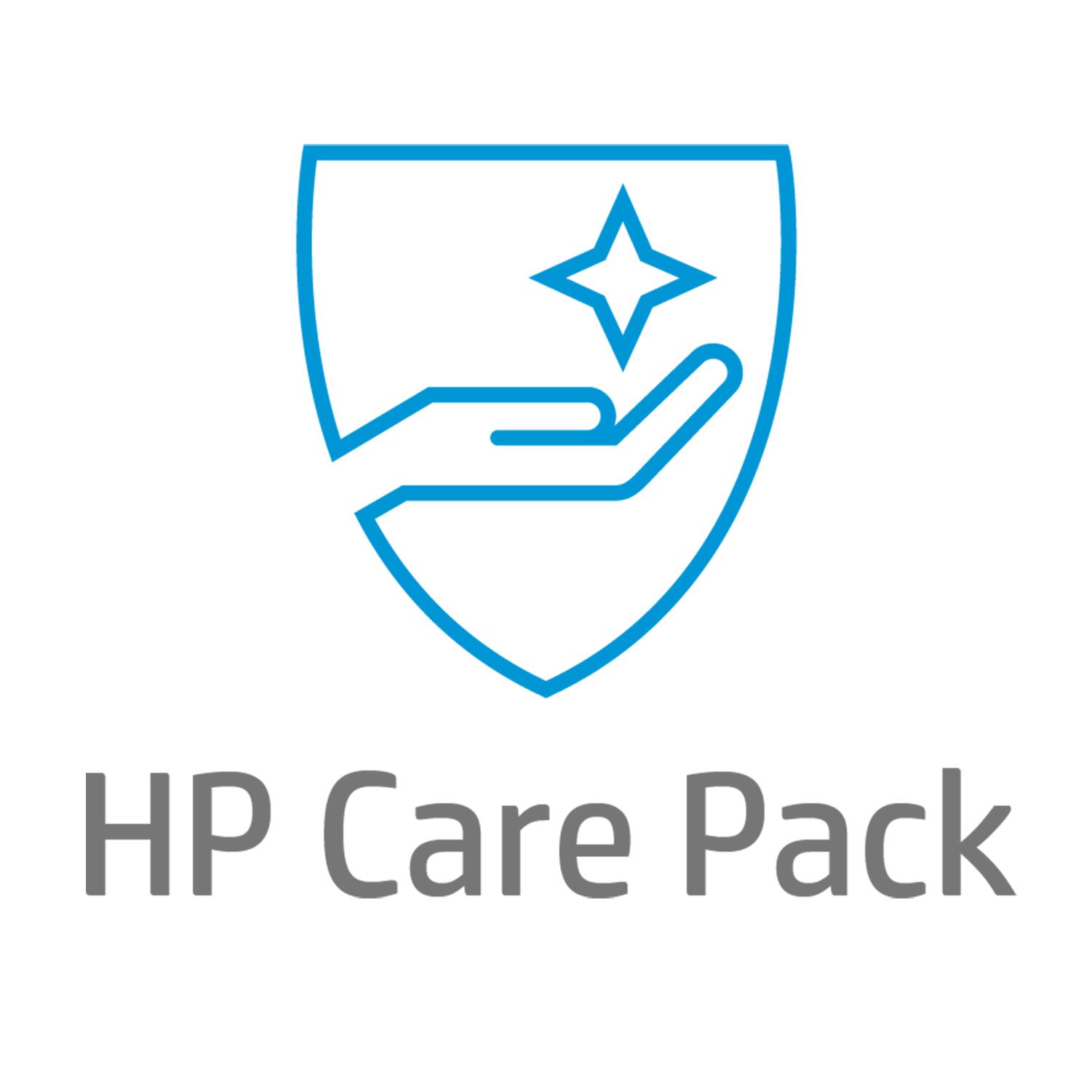 HP Care Pack (UE335E) Service sur site le lendemain ouvré pendant 3 ans – Conservation de votre disque dur (DMR)