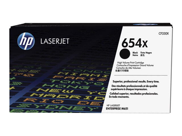 Toner HP Original 654X haute capacité noir 20 500 pages (CF330X)