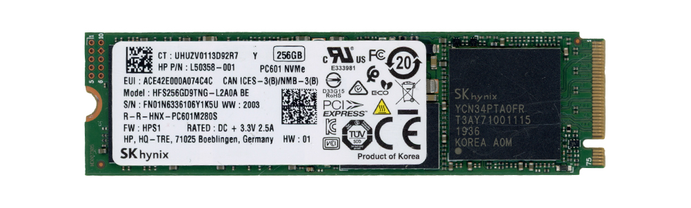 SK HYNIX PC601 256 Go TLC M.2 2280 PCIe 3.0 x4 HFS256GD9TNG-L2A0A BE