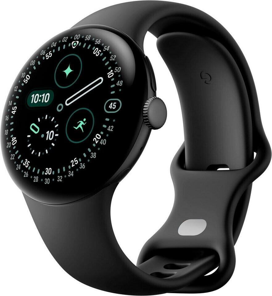 Montre connectée Google Pixel Watch 4 (LTE) avec bracelet Active 45 mm, Obsidian