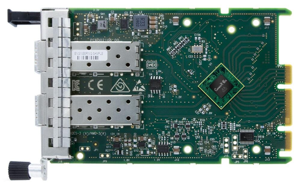 Adaptateur réseau Ethernet 2 ports Lenovo ThinkSystem 10/25Gbit/s, SFP28, Mellanox ConnectX-6, OCP4XC7A62582