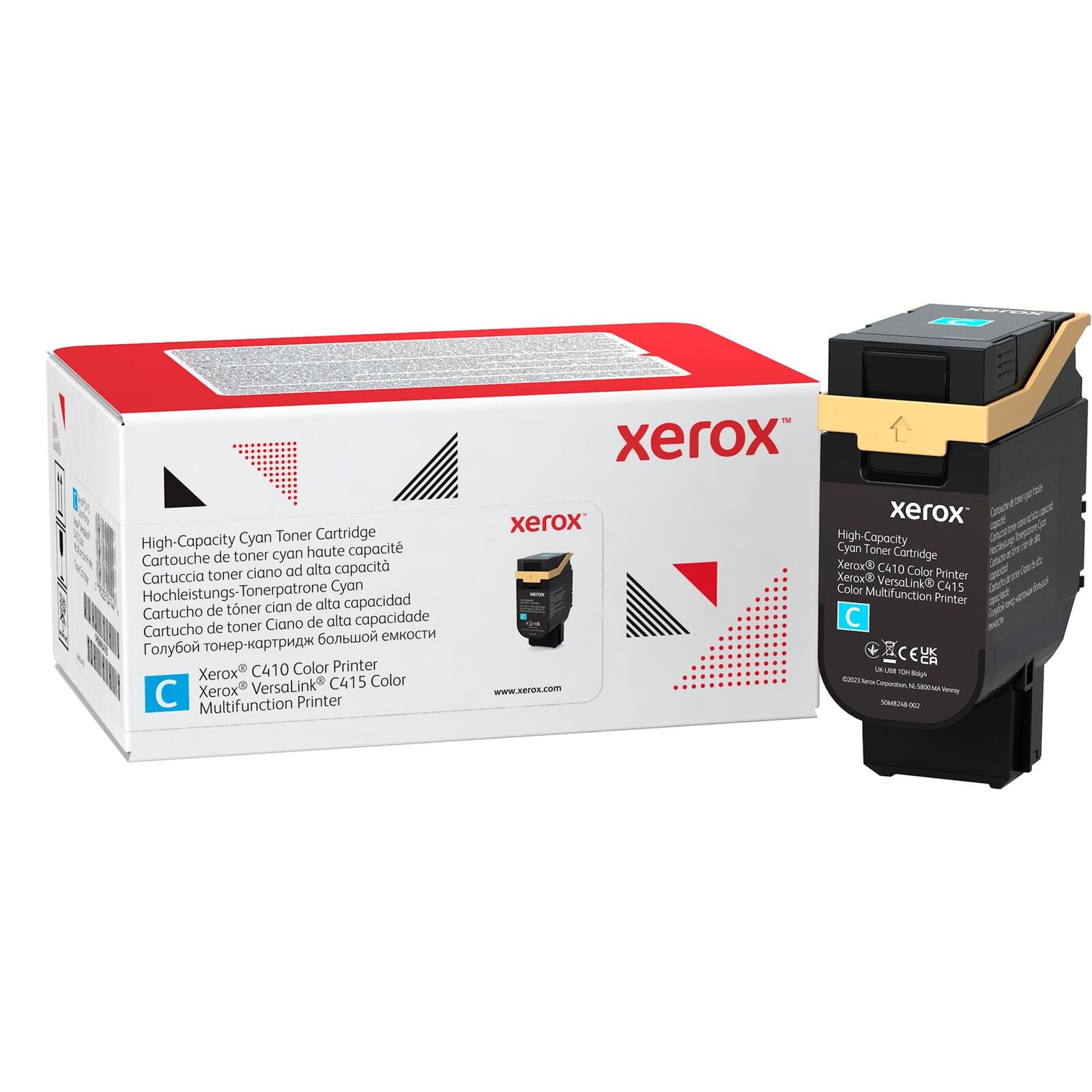 Cartouche de toner Xerox Original C410/C415 - Cyan 7 000 pages (006R04686)
