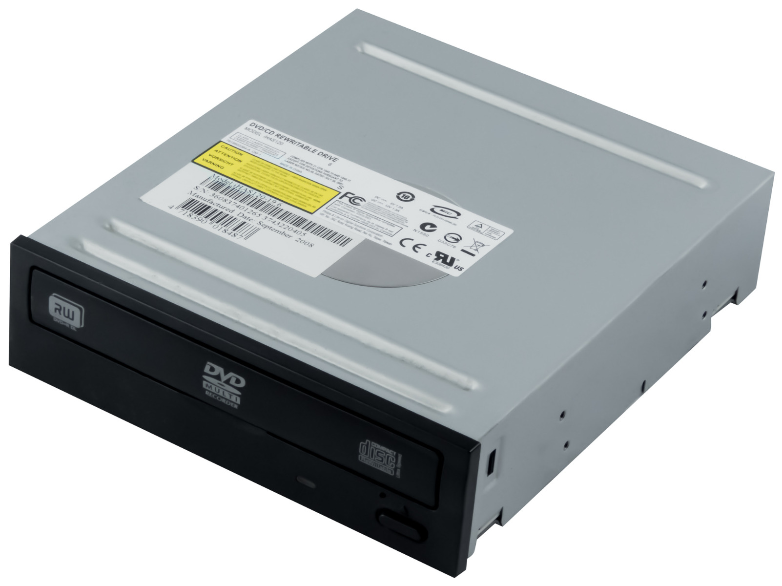 LiteOn iHAS120 Graveur DVD/CD réinscriptible SATA 5,25''