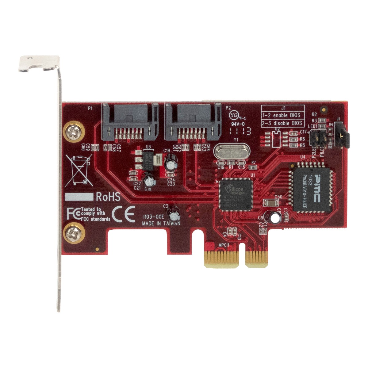 ADDONICS AD2SA3GPX1 SATA II RAID PCIe x1 LP