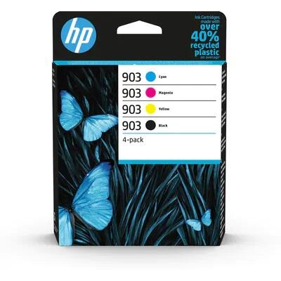 Cartouches d'imprimante originales HP 903 - Multipack 4 couleurs (6ZC73AE)