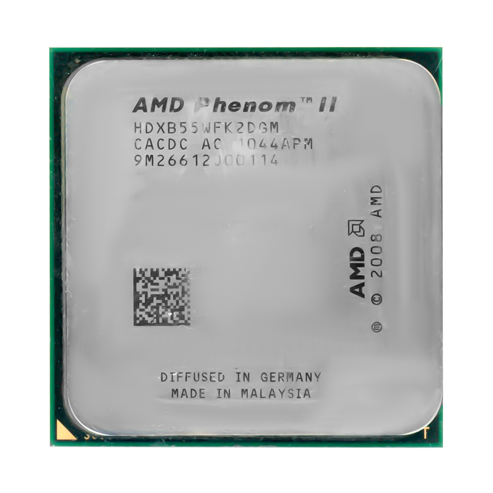 AMD Phenom II X2 B55 HDXB55WFK2DGM 3 GHz LGAAM2+ AM3