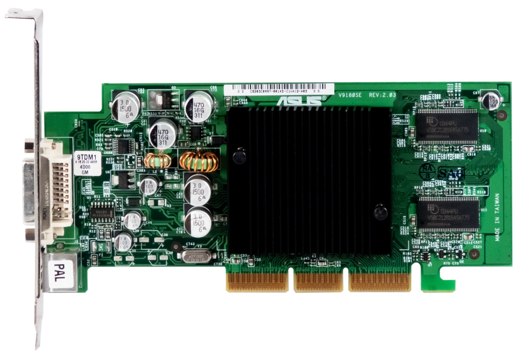 ASUS NVIDIA GeForce4 MX440 64 Mo DDR V9180SE/TD/P/64M/MAX AGP