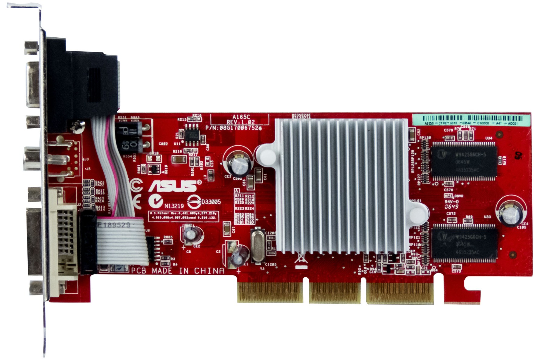 ASUS ATI Radeon 9250 128 Mo A9250/TD/128M/A A165C AGP
