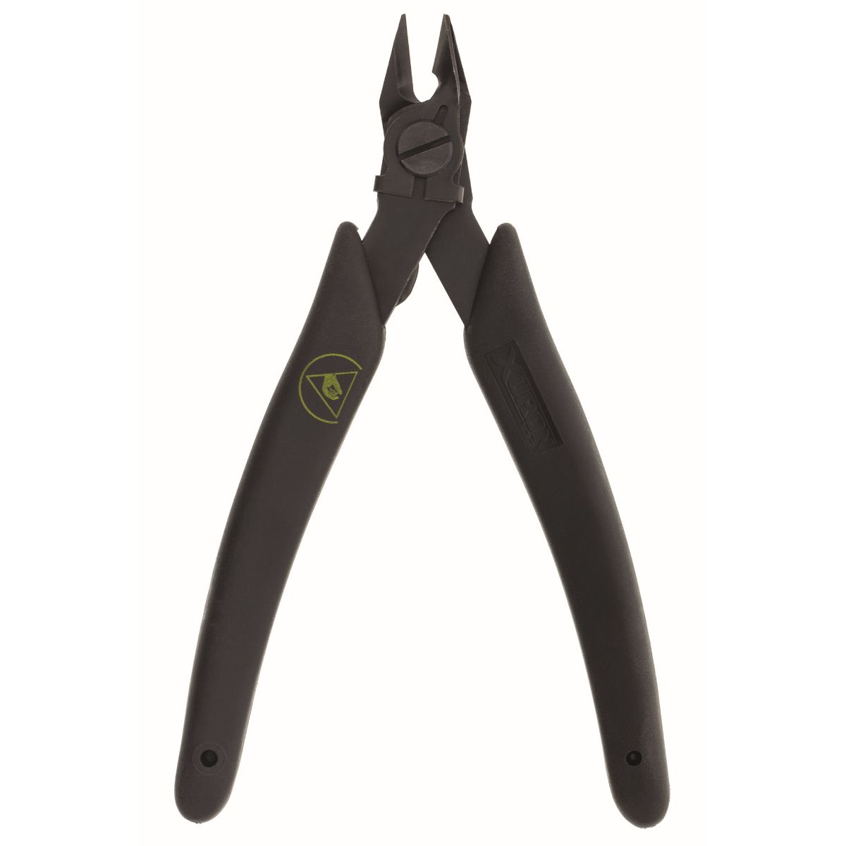 Xuron 9200ASF Micro-Shear Ciseaux latéraux à tête aiguisée avec poignées ergonomiques ESD et support de fil