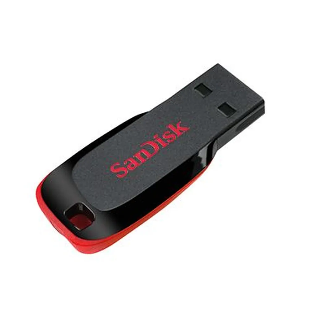 Clé USB SanDisk Cruzer Blade 64 Go USB 2.0, noir/rouge