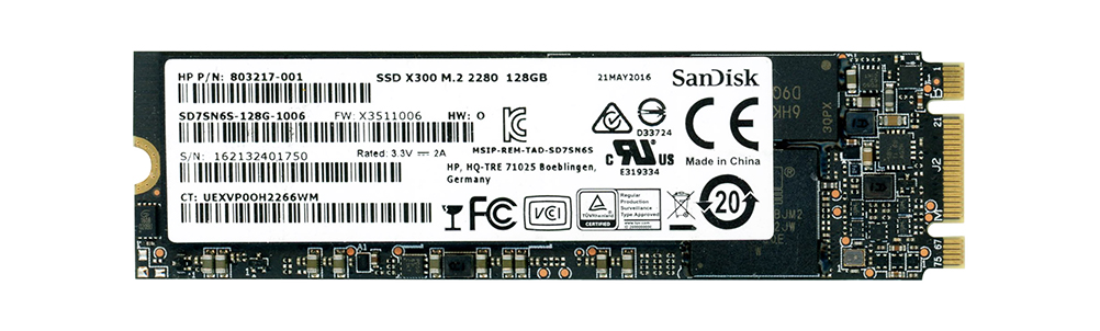 SanDisk SSD X300 128GB TLC SATA III M.2 SD7SN6S-128G-1006