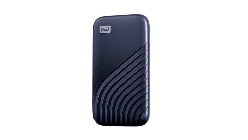 Disque SSD externe WD My Passport™ 1 To - bleu - Disque dur externe, USB 3.2, AES 256 bits