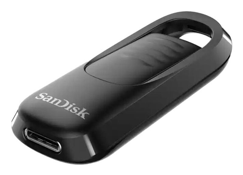 SanDisk Ultra Slider Clé USB-C 64 Go USB Typ-C 3.2 Gen 1, Noir