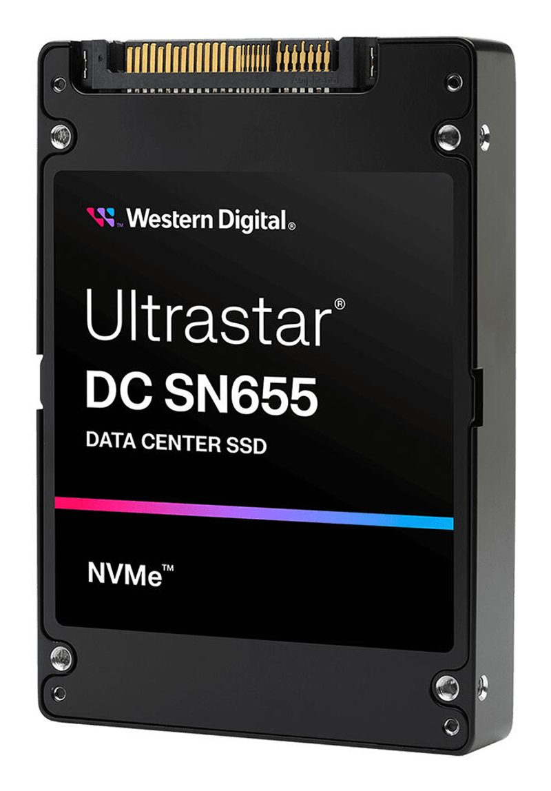 WD Ultrastar DC SN655 U.3 SSD - 7,68 To, ISE U.3 PCI Express 4.0 NVMe, 3D TLC NAND, ISE
