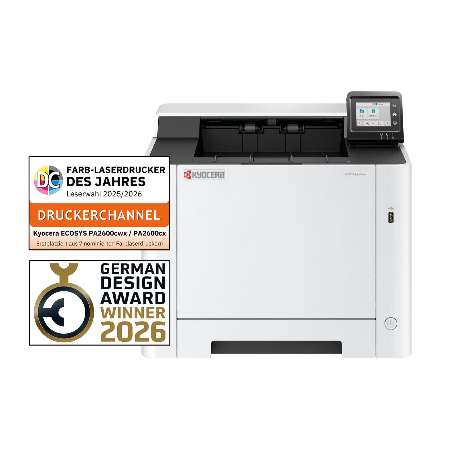 KYOCERA ECOSYS PA2600cwx/Plus Imprimante laser couleur A4, imprimante, USB, LAN, WLAN, recto-verso