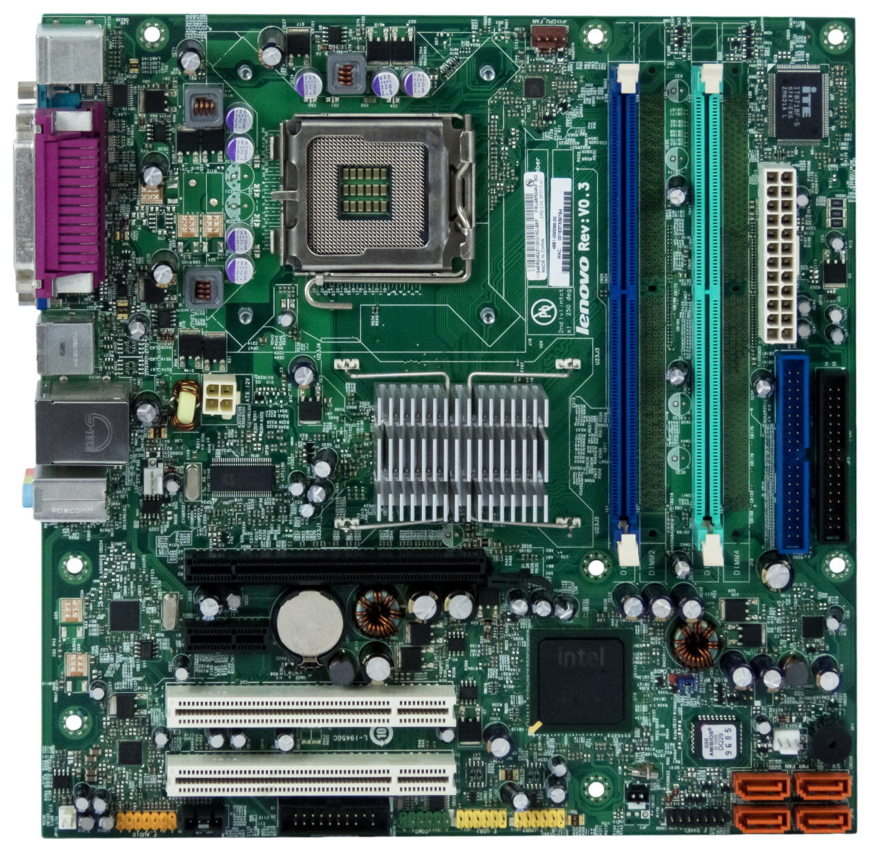 LENOVO 45R2453 Socket LGA775 DDR2 PCIe PCI microATX pour ThinkCentre A52