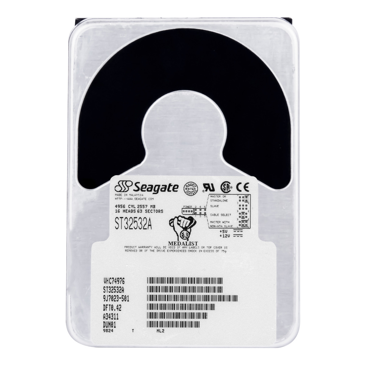 SEAGATE MEDALIST 2,5 Go 4,5K ATA 3,5'' ST32532A