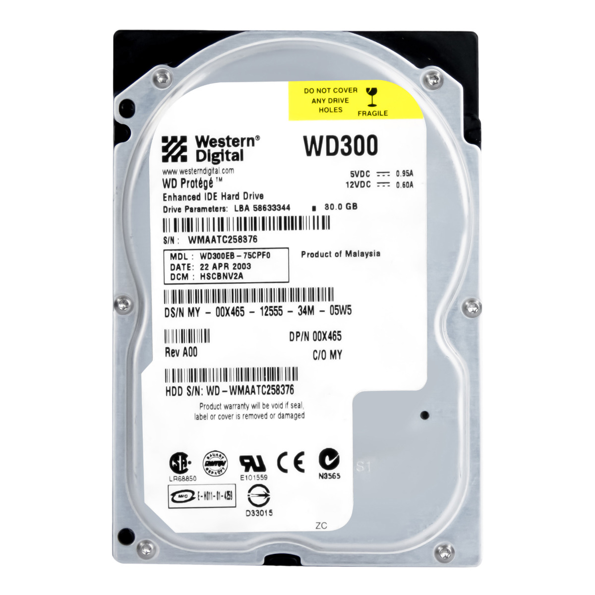 WD PROTEGE 30 Go 5,4K 2 Mo ATA 3,5'' WD300EB-75CPF0