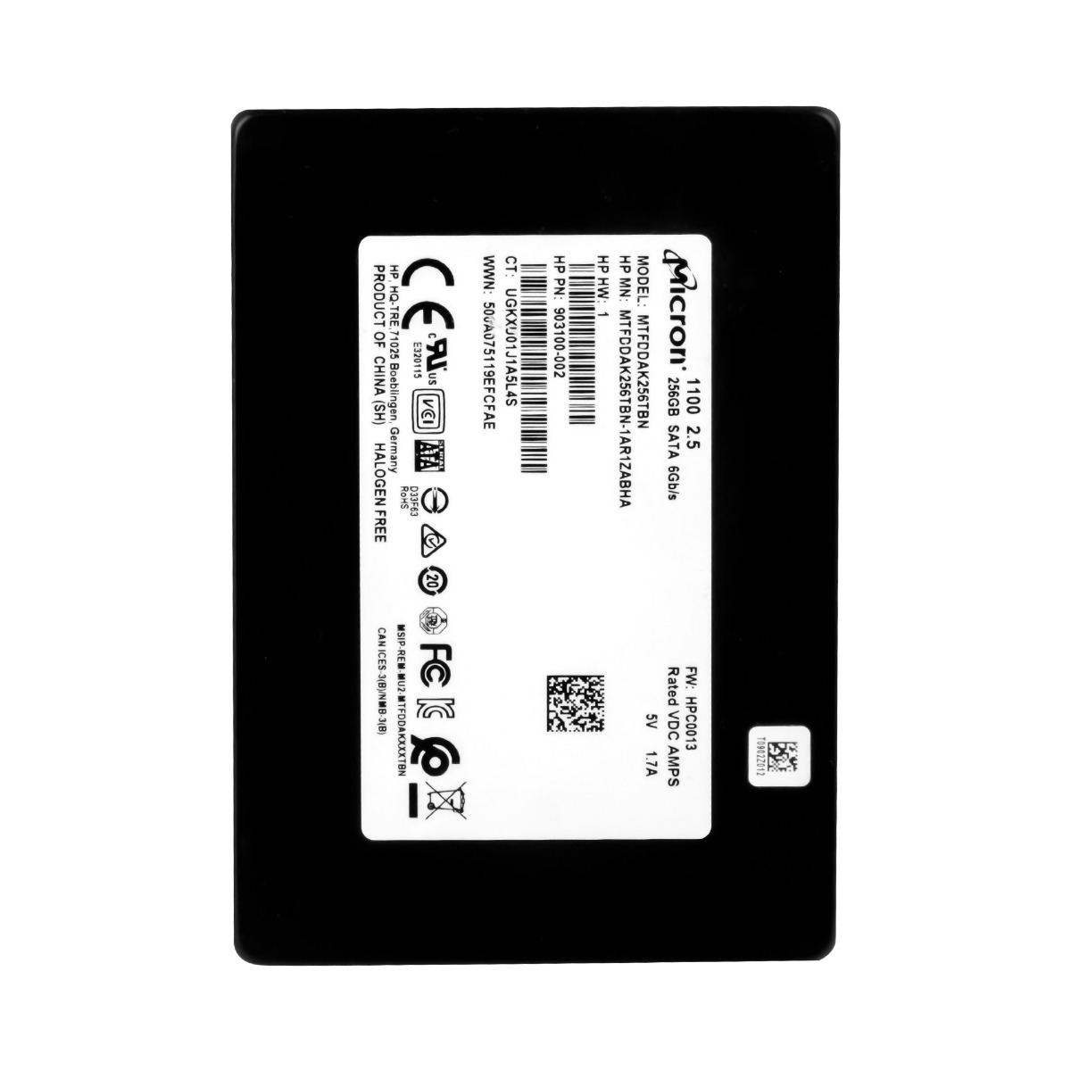 MICRON 256 Go TLC SATA III 2,5'' MTFDDAK256TBN