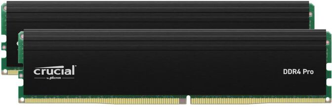 Crucial Pro DDR4-3200 RAM, CL22 - Kit Dual 32 Go, noir
