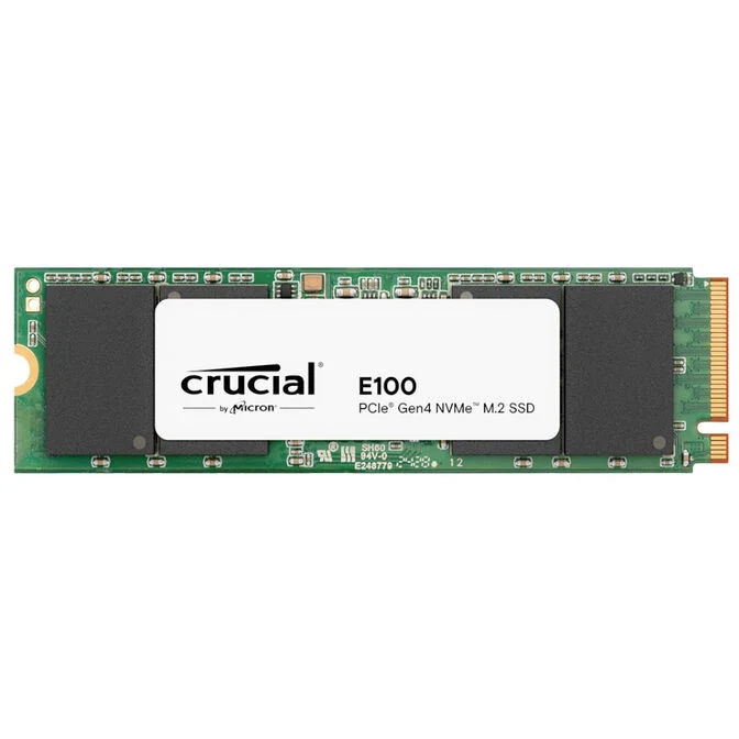 Crucial E100 NVMe SSD, PCIe 4.0 M.2 Type 2280 - 1 To, version retail