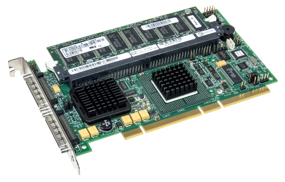DELL 0NK025 PERC4/DC Dual U320 SCSI 128 Mo PCI-X BBU