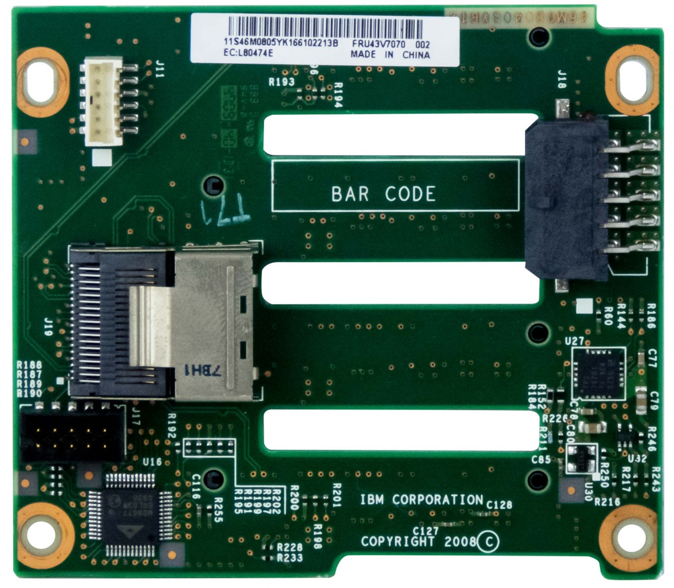 IBM 43V7070 Baie de disques SAS/SATA 4 ports 2,5'' pour X3650 M2