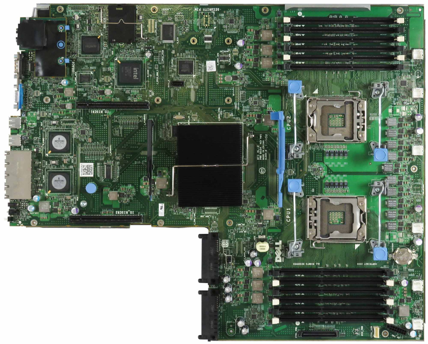 DELL 0F0XJ6 Carte mère 2x LGA1366 12x DDR3 POUR POWEREDGE R610 V2