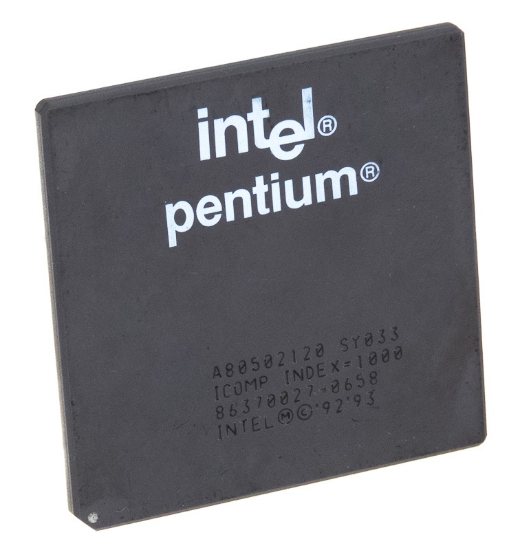 PROCESSEUR INTEL PENTIUM A80502120 120 MHz s.7 CACHE L1 8 KB