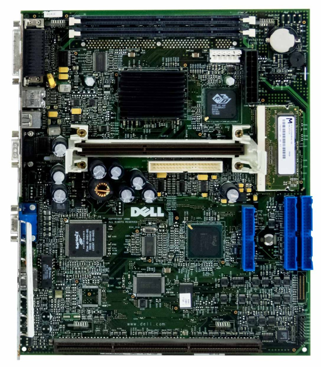 DELL 0141E INTEL 440BX CARTE MÈRE SLOT 1 SDRAM PENTIUM III + RISER 0009171E