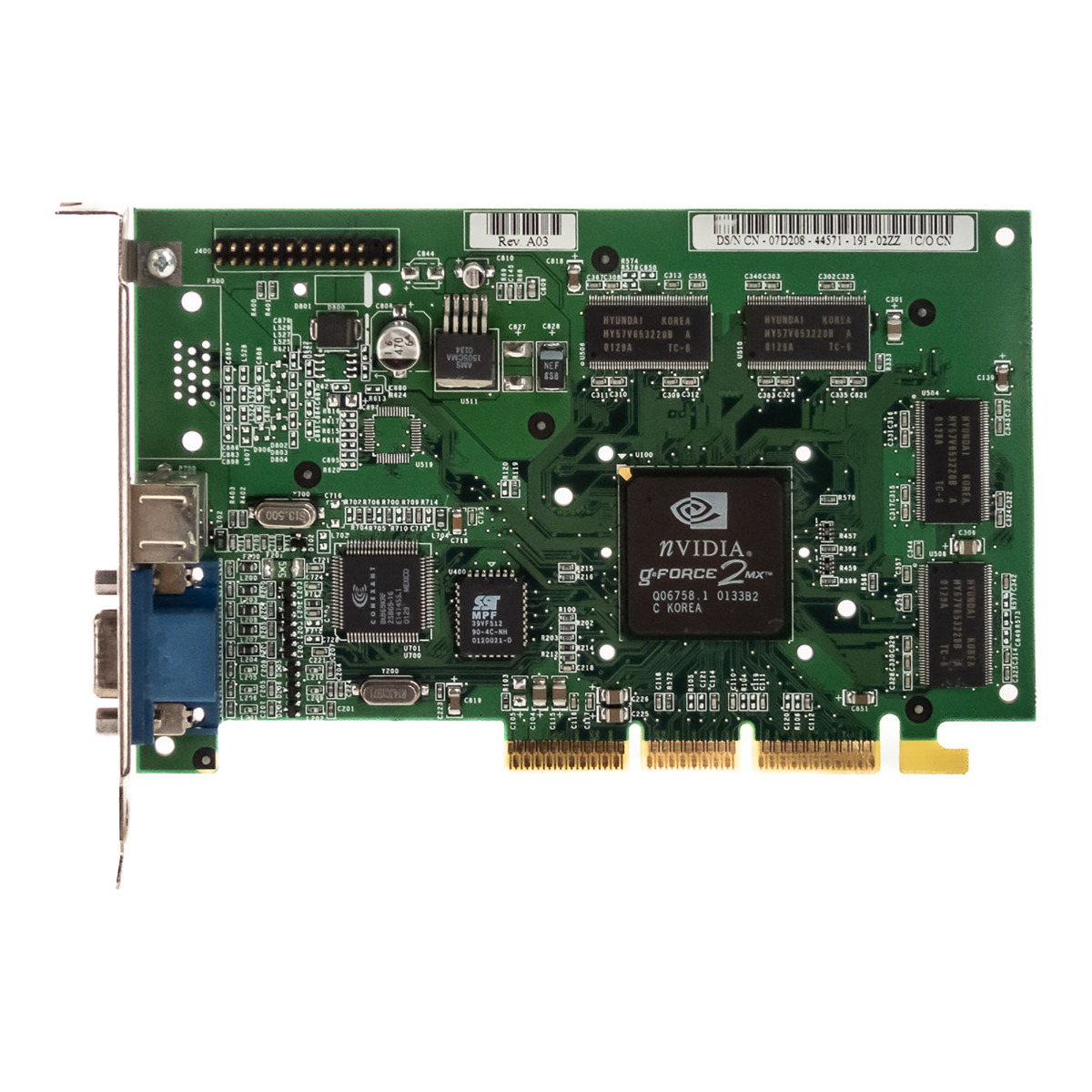 DELL 07D208 CARTE GRAPHIQUE NVIDIA GEFORCE2 MX200 32 Mo AGP