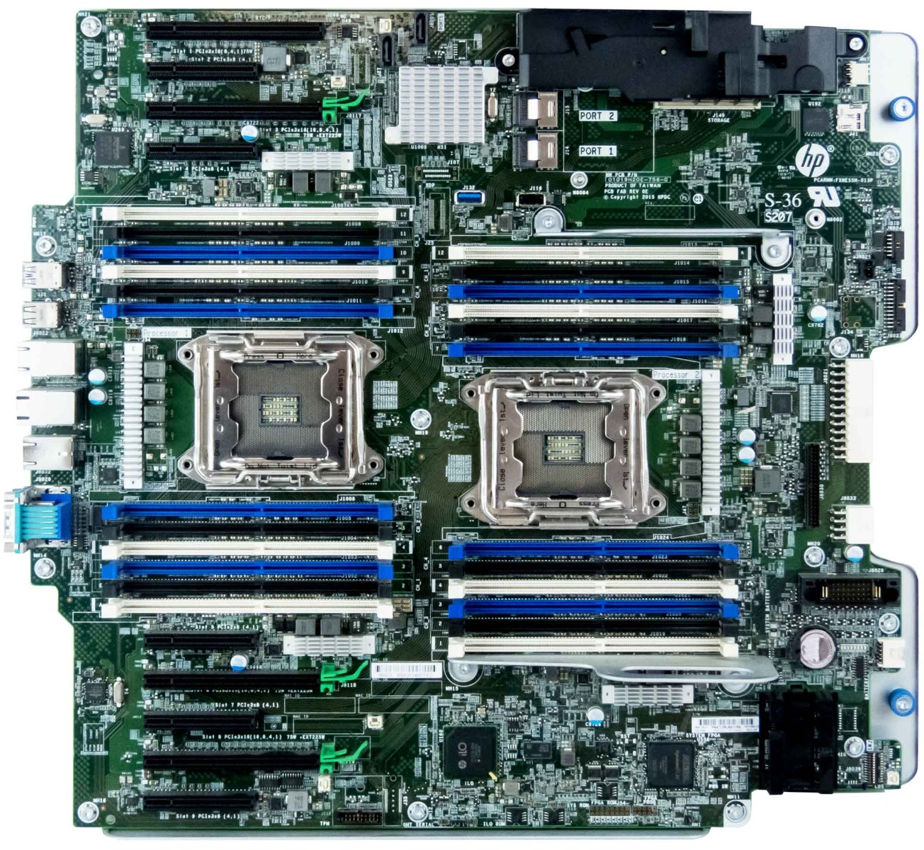 HP 780967-001 2x LGA2011-3 DDR4 743996-003 ML350 Gen9