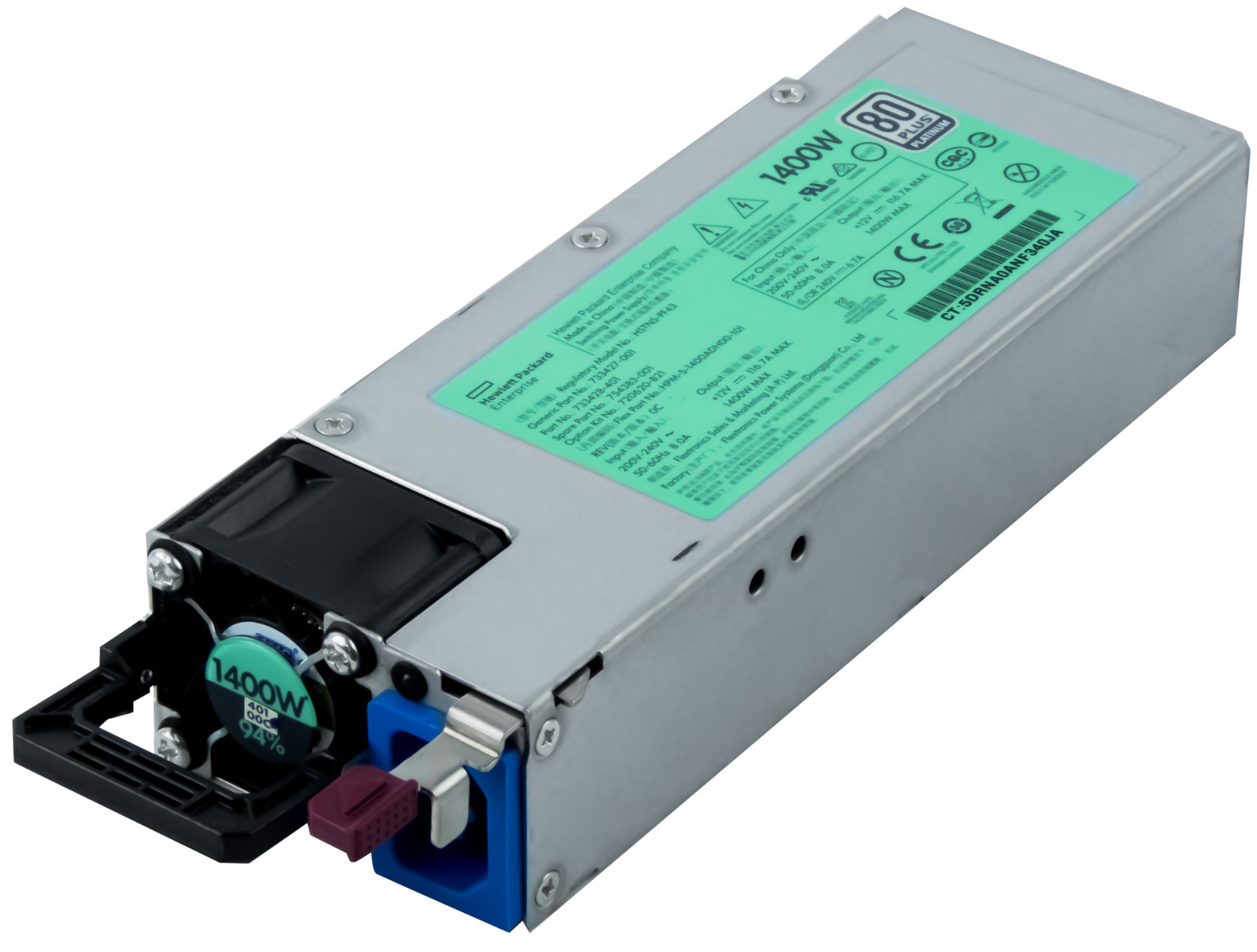 HP 754383-001 1400W Alimentation HSTNS-PF43 (réf. 733428-401)