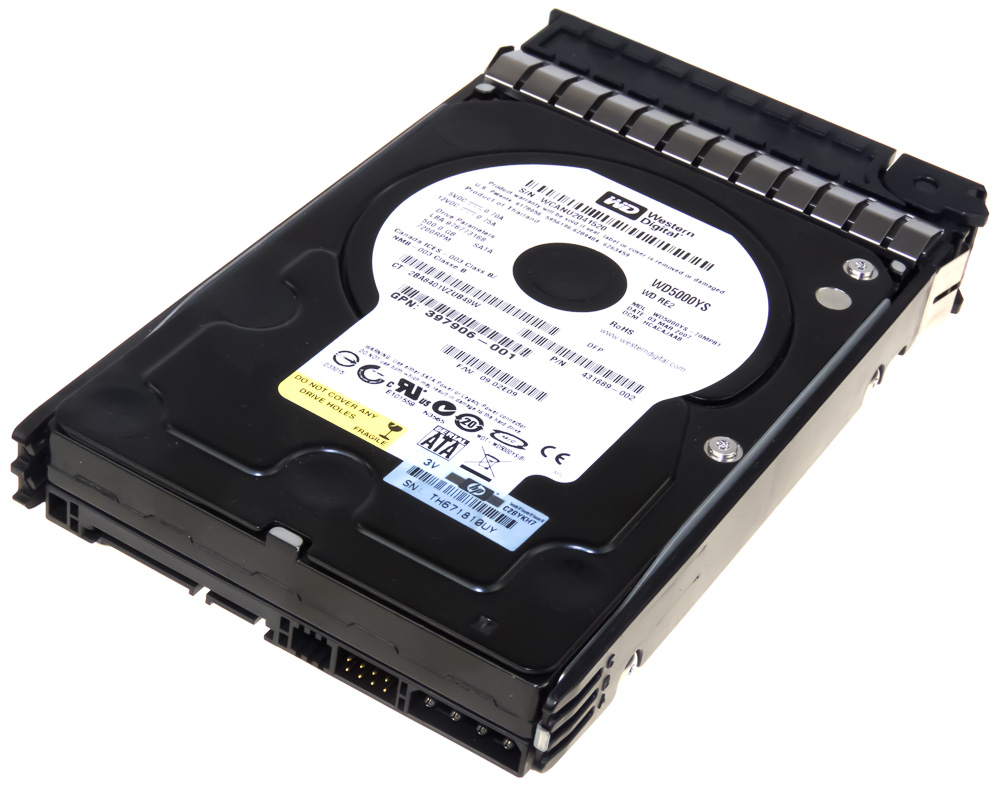HP 395501-001 500GB SATA 7200 tr/min 3,5'' WD5000YS 633980-002 431689-002