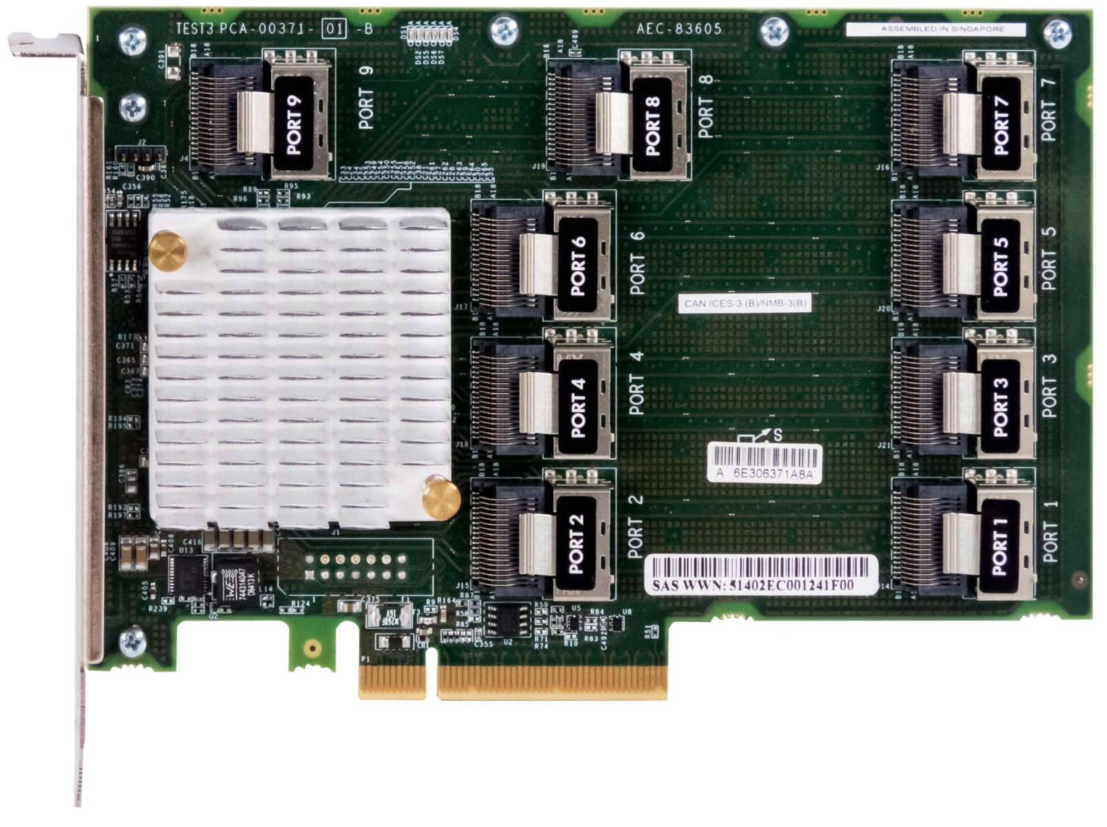 HP 761879-001 AEC-83605/HP 9x SAS 12 Gbps PCIe x8 DL380