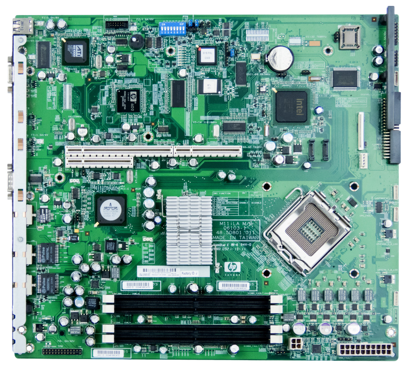 HP 432924-001 419408-001 CARTE MÈRE SOCKET LGA775 DDR2 pour ProLiant DL320 G5
