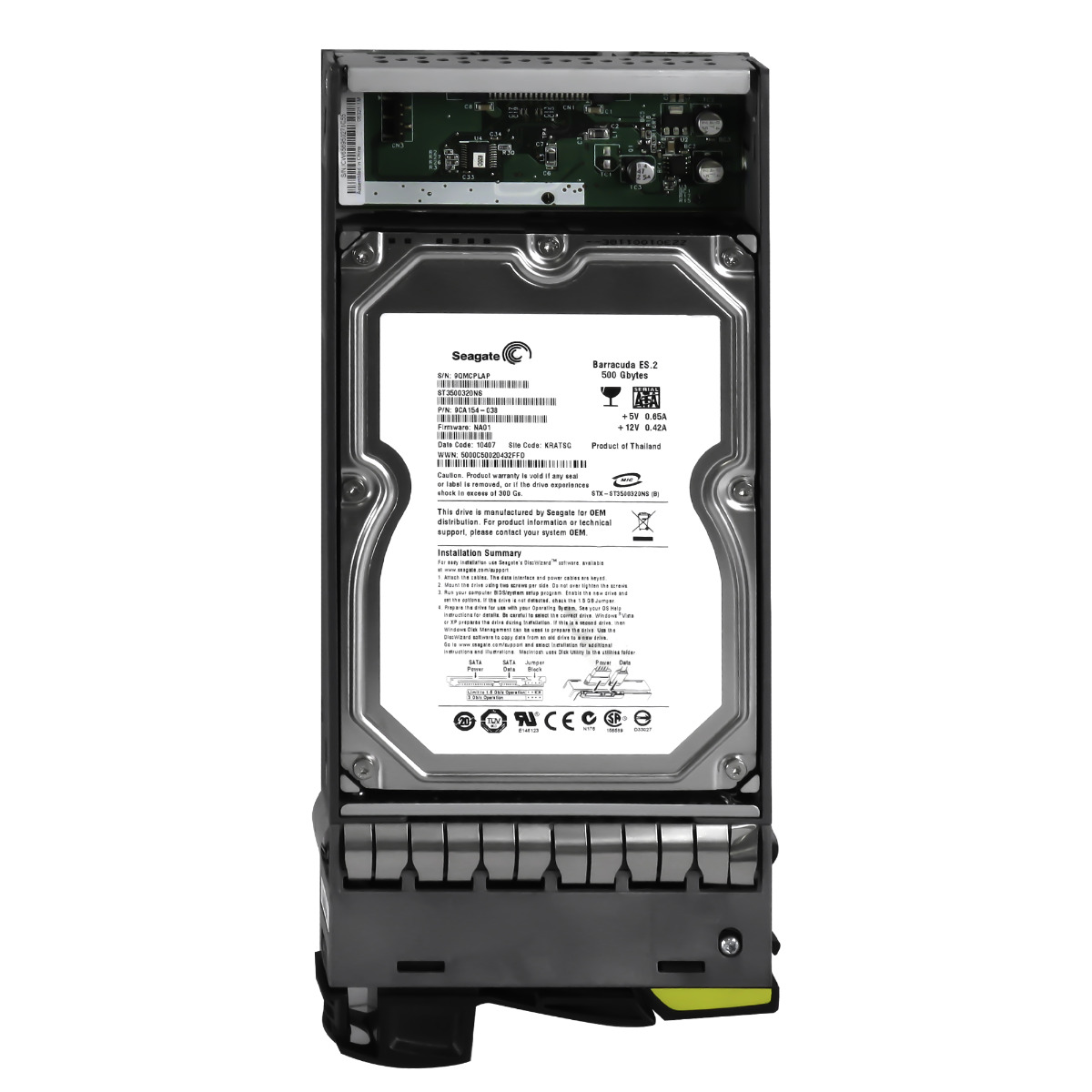 NetApp 108-00088+A4 Disque dur 500 Go 7,2K FC 3,5'' ST3500320NS