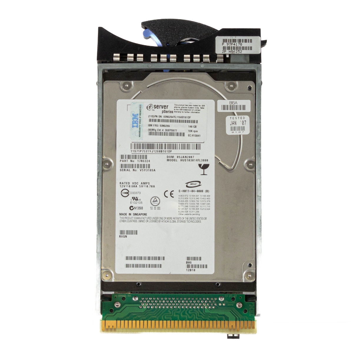 IBM 03N5265 146,8 Go 10K 8 Mo SCSI U320 3,5'' HUS103014FL3800