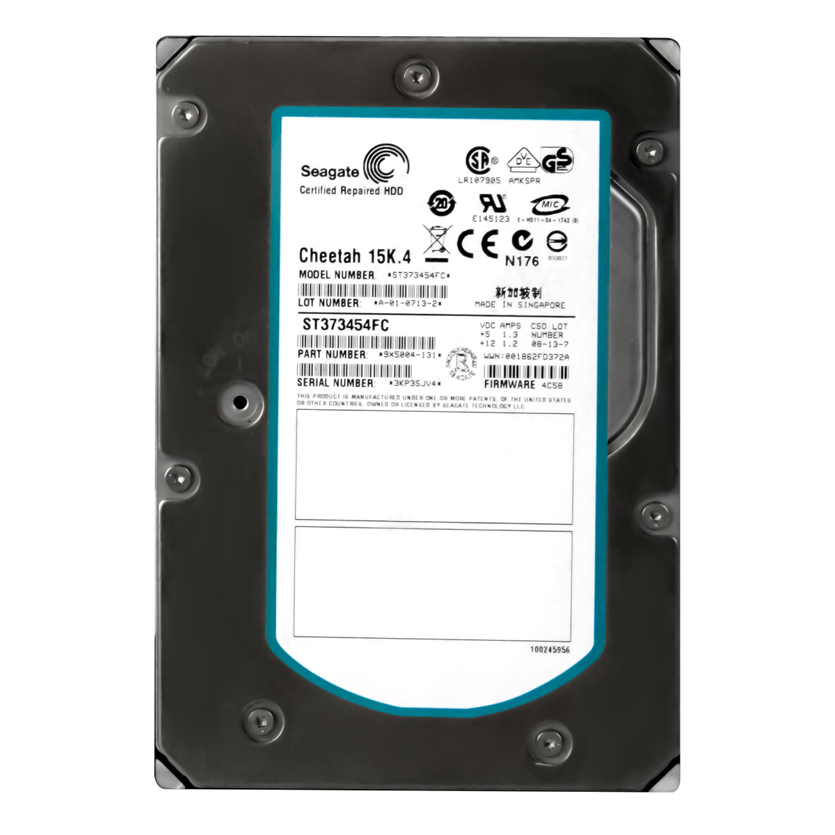 SEAGATE CHEETAH 15K.4 73 Go 15 000 tr/min FC 3,5'' ST373454FC