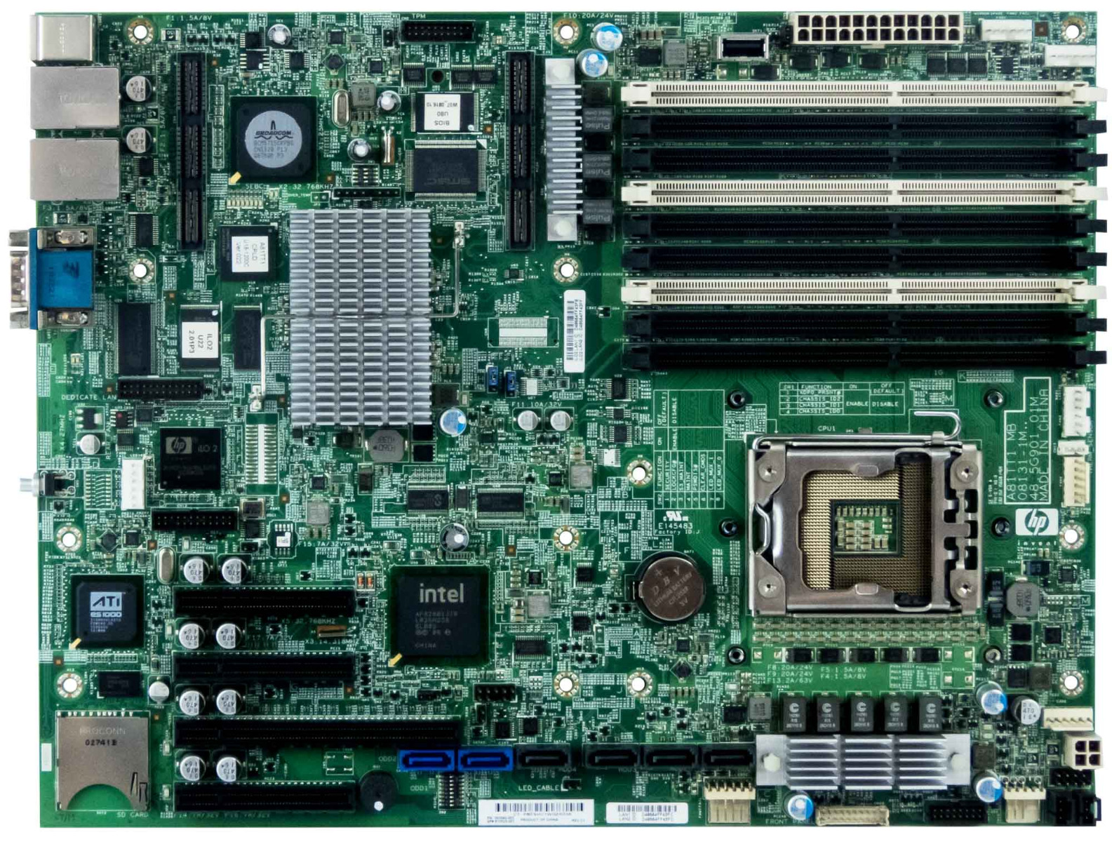 CARTE MÈRE HP 610523-001 503540-002 SOCKET LGA1366 DDR3 pour Proliant ML330 G6