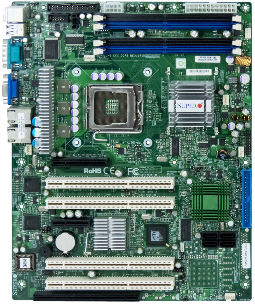 Carte mère Supermicro PDSME+ LGA775 DDR2 format ATX