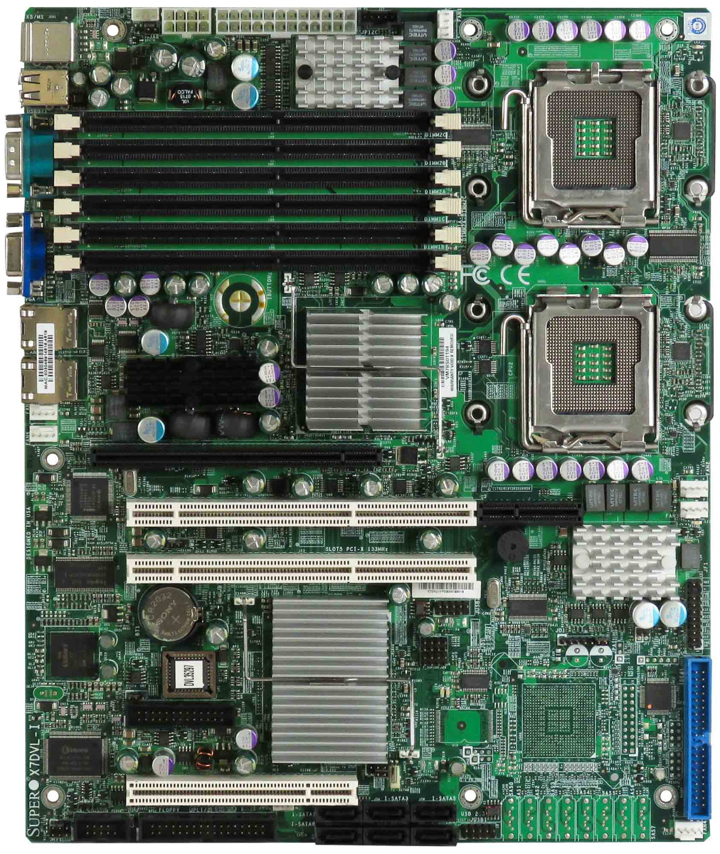 CARTE MÈRE SUPERMICRO X7DVL-I DOUBLE SOCKET LGA771 DDR2 PCI-X PCI-E ATX
