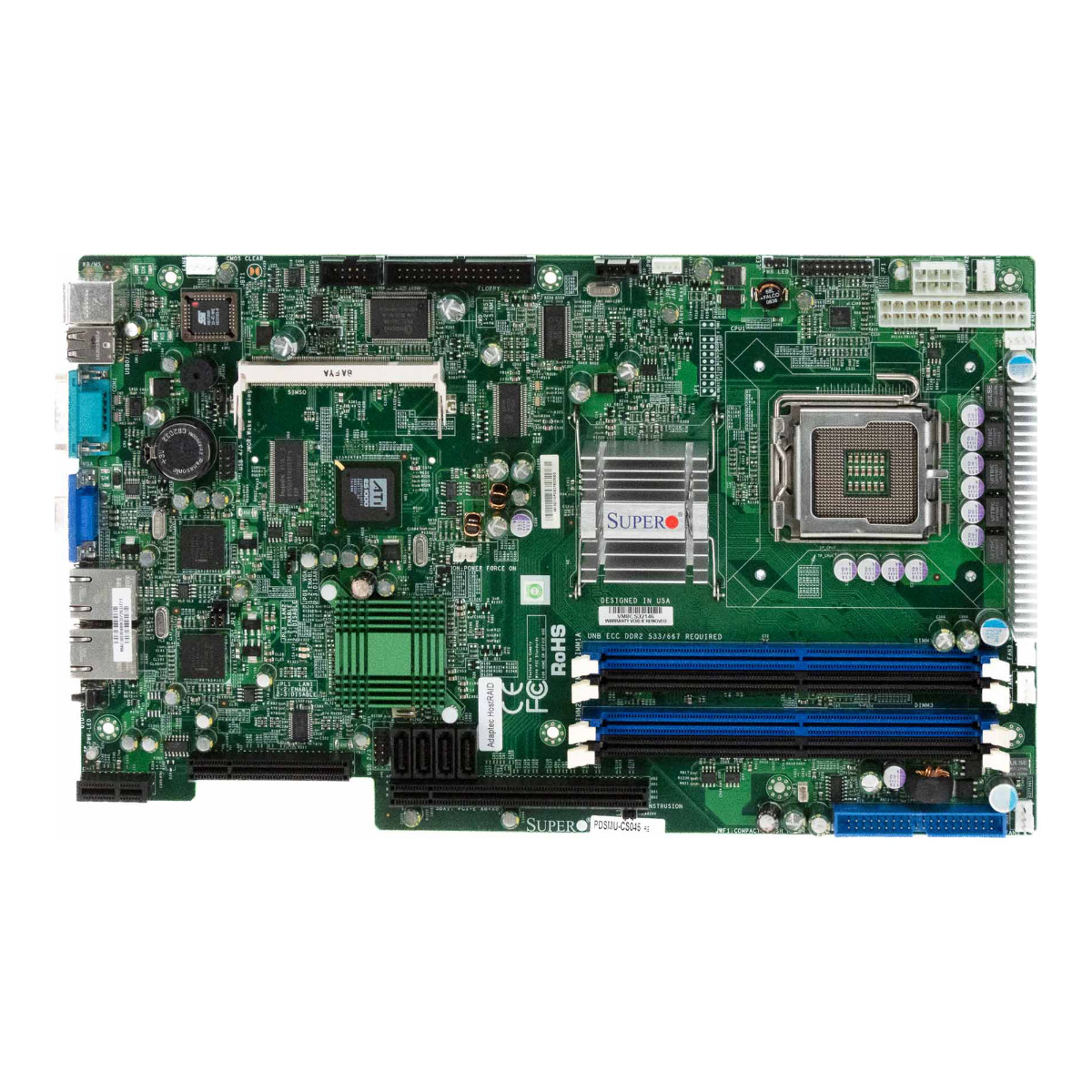 SUPERMICRO PDSMU SOCKET LGA775 DDR2 Intel 3010 SYSTEM BOARD