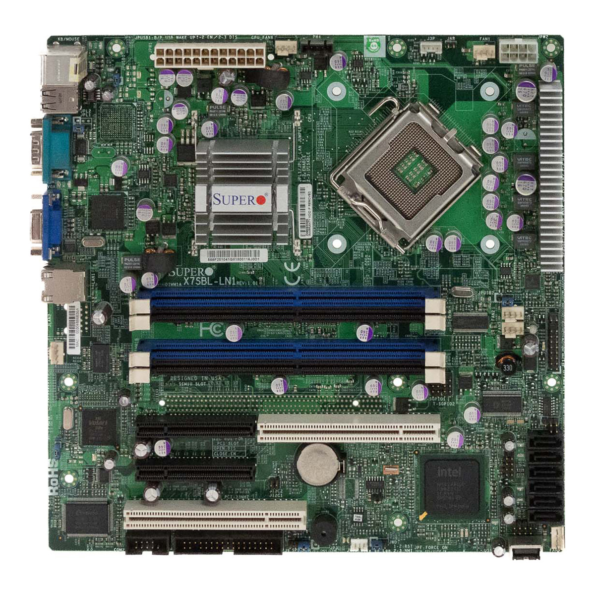 CARTE MÈRE SUPERMICRO X7SBL-LN1 SOCKET LGA775 DDR2 PCIe PCI mATX